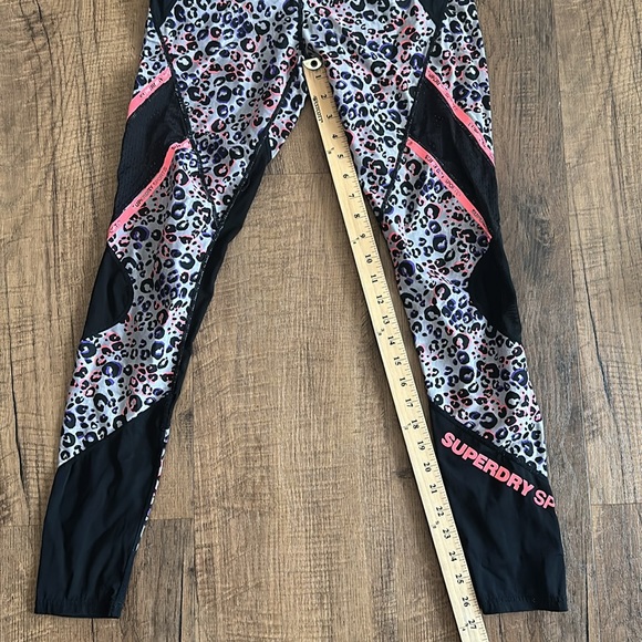 Superdry color block with mesh leggings size 8 - Picture 16 of 16